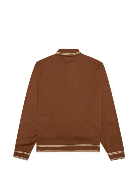 Awake NY striped-trim cardigan