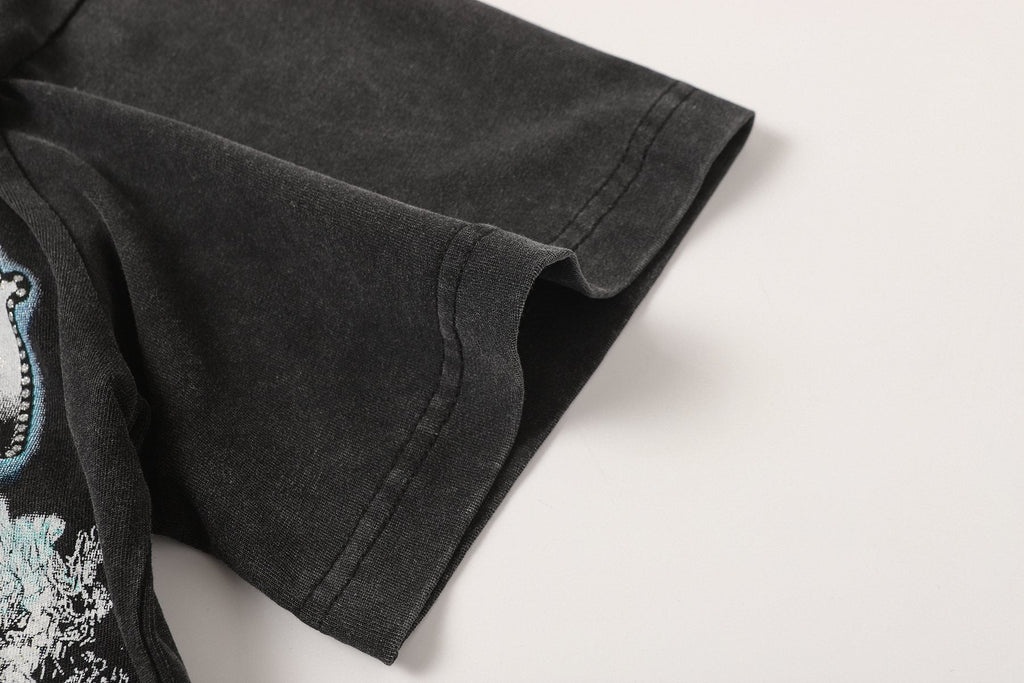 Godspeed Washed Black Rock Graphic T-Shirt