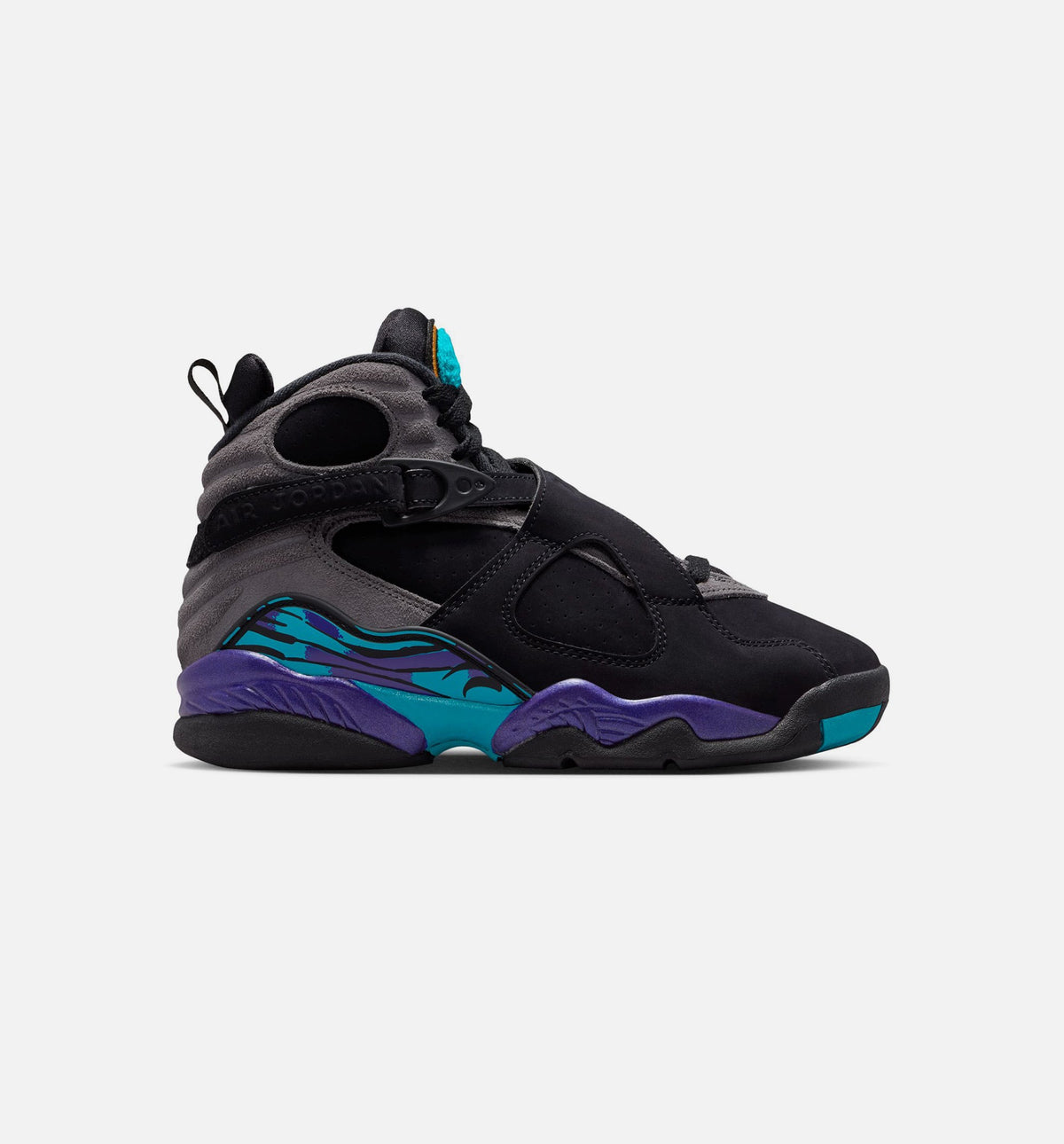 Air Jordan 8 Retro Aqua Grade School – Black/Multi-Color/Bright Concord
